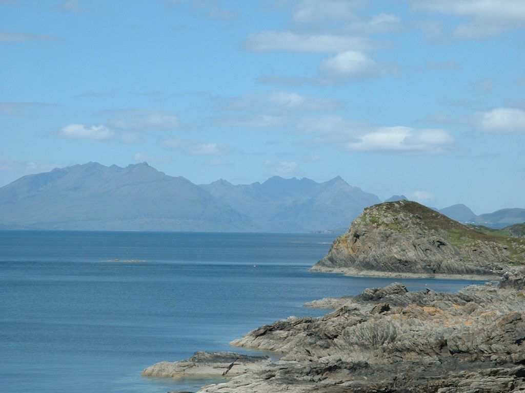 The Cuillins from Sleat Point